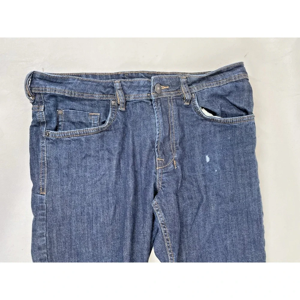 Buffalo Driven X Basic‎ Straight Stretch Jeans Mens Size 34x30 Blue